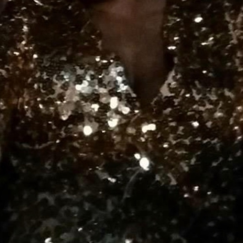 Custom Gold Sequin Jumpsuit (Not Included In Disc… - image 3